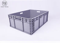800 * 600 * 230 euro contenitori d'impilamento, scatole di stoccaggio di plastica parteggiate diritte