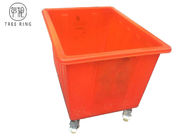 100 recipienti di plastica mobili della lavanderia di gallone con quattro ruote K400 Roto hanno modellato con la capacità 400kg