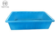 Grandi vasche di plastica rettangolari blu senza coperchio dello stagno per il gallone idroponico Growing100