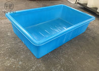 Grandi vasche di plastica rettangolari blu senza coperchio dello stagno per il gallone idroponico Growing100