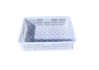 Gabbia di plastica pieghevole perforata HDPE dei vassoi di plastica per pane ed il pesce 600*420*145