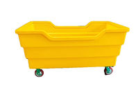 poli carrello commerciale di tela della lavanderia di poli della scatola 400-800kg apertura del camion mezza sulle ruote