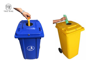 100 recipiente dell'impennata di Lt Plastic Rubbish Bins Waste 120 litri con il tappo della gomma e della serratura
