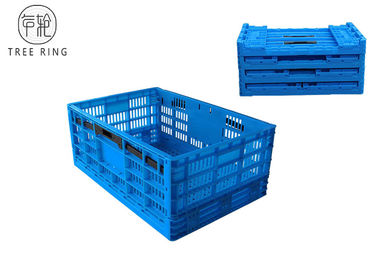 Gabbia di plastica pieghevole pieghevole per le casse di industria alimentare, della frutta e della verdura