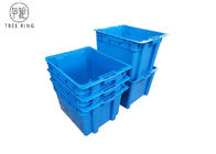 Contenitori di plastica di totalizzatore del pesce quadrato con i commestibile dei coperchi un blu/Grey di 505 * 410 * 320 millimetri
