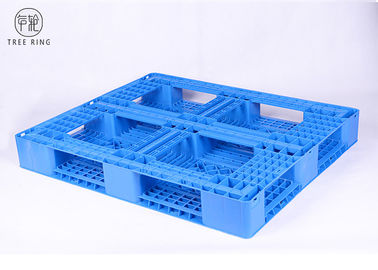 Fondo completo di perimetro di Hd dei singoli pallet di plastica dell'HDPE, plastica di rinforzo che impila i pallet