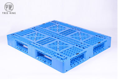 Fondo completo di perimetro di Hd dei singoli pallet di plastica dell'HDPE, plastica di rinforzo che impila i pallet