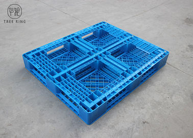Fondo completo di perimetro di Hd dei singoli pallet di plastica dell'HDPE, plastica di rinforzo che impila i pallet
