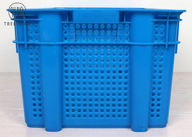 Euro casse di plastica igieniche perforate colorate dell'imballaggio 630 * 420 * 315 millimetri di HDPE