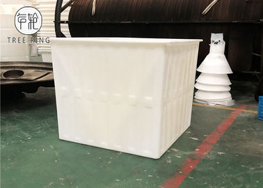 Roto ha modellato il grande carrello mobile quadrato della lavanderia del poli camion della scatola con il carro armato di plastica