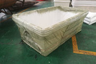 carretti pratici di polietilene 1100L della plastica della lavanderia resistente alla rinfusa perfetti per muoversi delle materie tessili