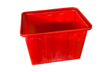 Serbatoio di acqua di plastica resistente rosso dei recipienti di riciclaggio 160L per il pesce Fram di Aquaponic