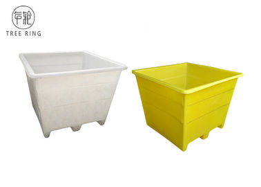 silos di immagazzinamento di plastica delle frattaglie di contenimento alla rinfusa 800L grandi con i fori del carrello elevatore