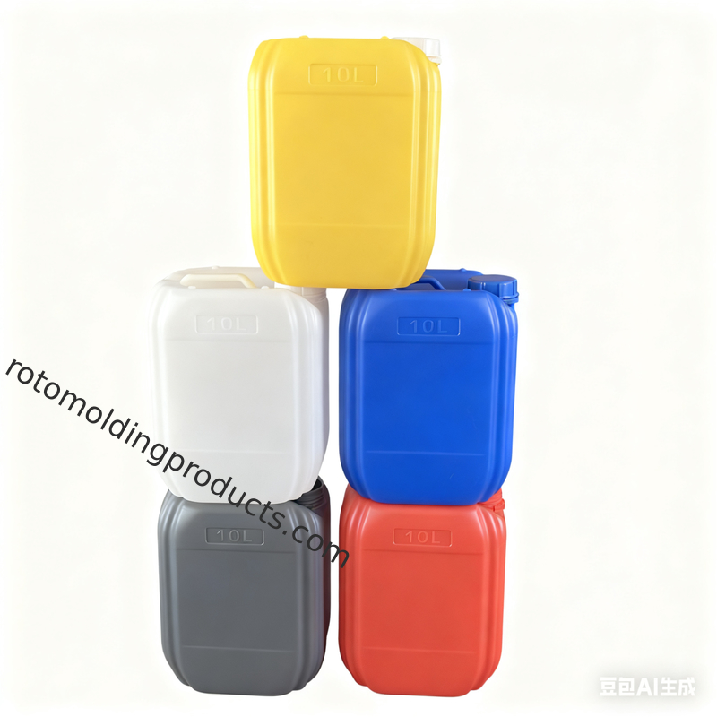 Tanica in plastica per alimenti con capacità di 30 litri e chiusura a vite per conservare prodotti chimici e miele