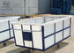 Poli camion rotazionale bianco della scatola 1000kg, poli carretti di lavanderia dell'impennata resistente