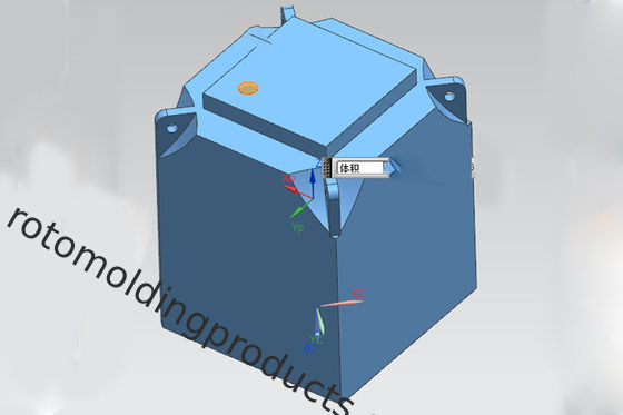 Modellazione su misura blocchi di zavorra riempiti d'acqua PE senza stabilizzazione per mantenere sicura la recinzione temporanea
