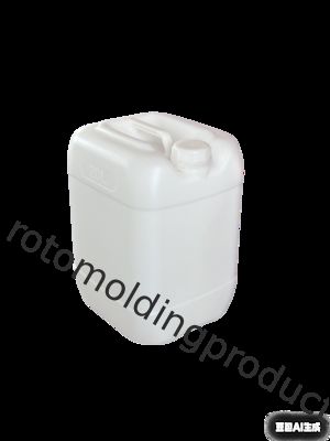 Carrello con cassone in polietilene con maniglia ergonomica, costruito con tecnica di stampaggio rotazionale e base in acciaio inossidabile